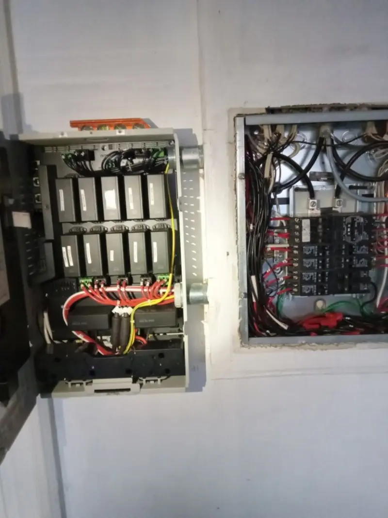 Electrical panel upgrade completed for Indoor Lighting Installation in Arkansas City